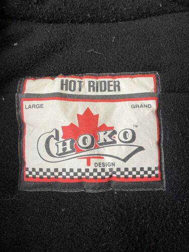 Vintage Choko Hot Rider Snowmobile Racing Jacket Size Large Insulated