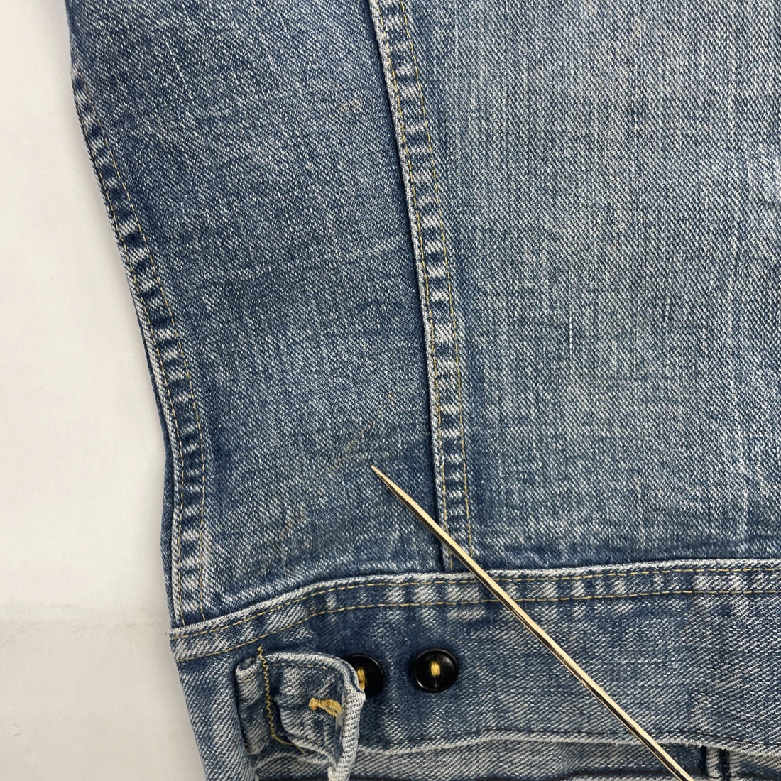 Vintage Lee Denim Trucker Jacket Size XS PATD-153438 70s 80s