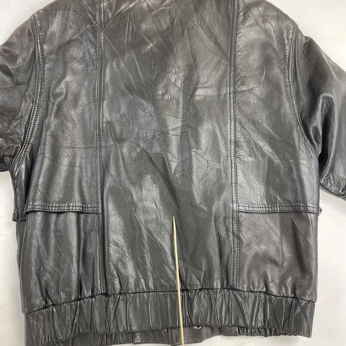 Vintage London Fog Leather Bomber Jacket Size Large