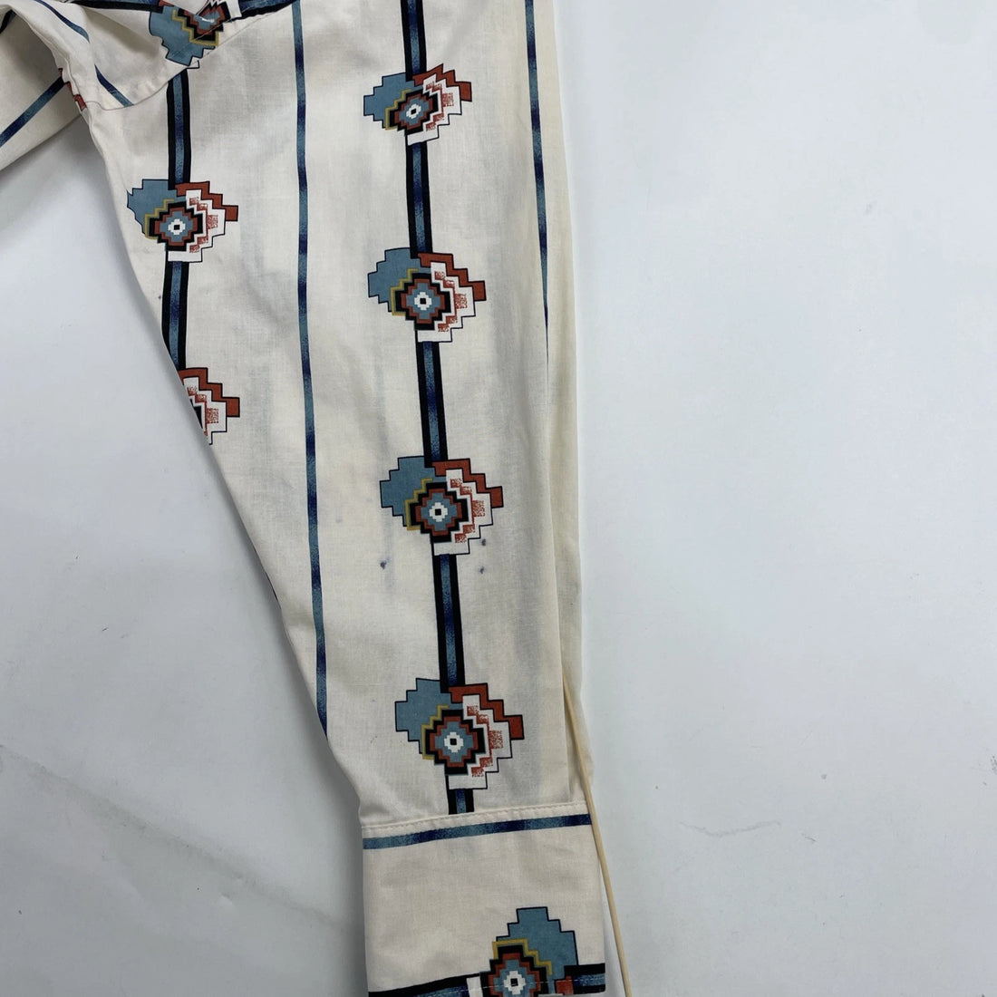Vintage Wrangler Western Aztec Pearl Snap Shirt Size 2XL