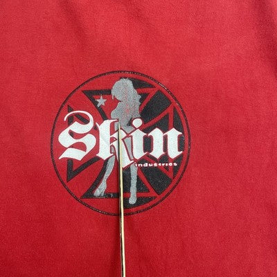 Vintage Skin Industries T-Shirt Size 2XL Red Y2K