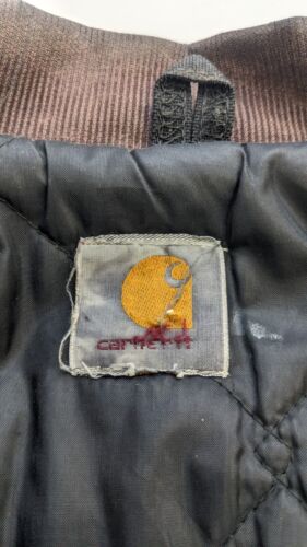 Carhartt Canvas Arctic Work Jacket Size XL Black