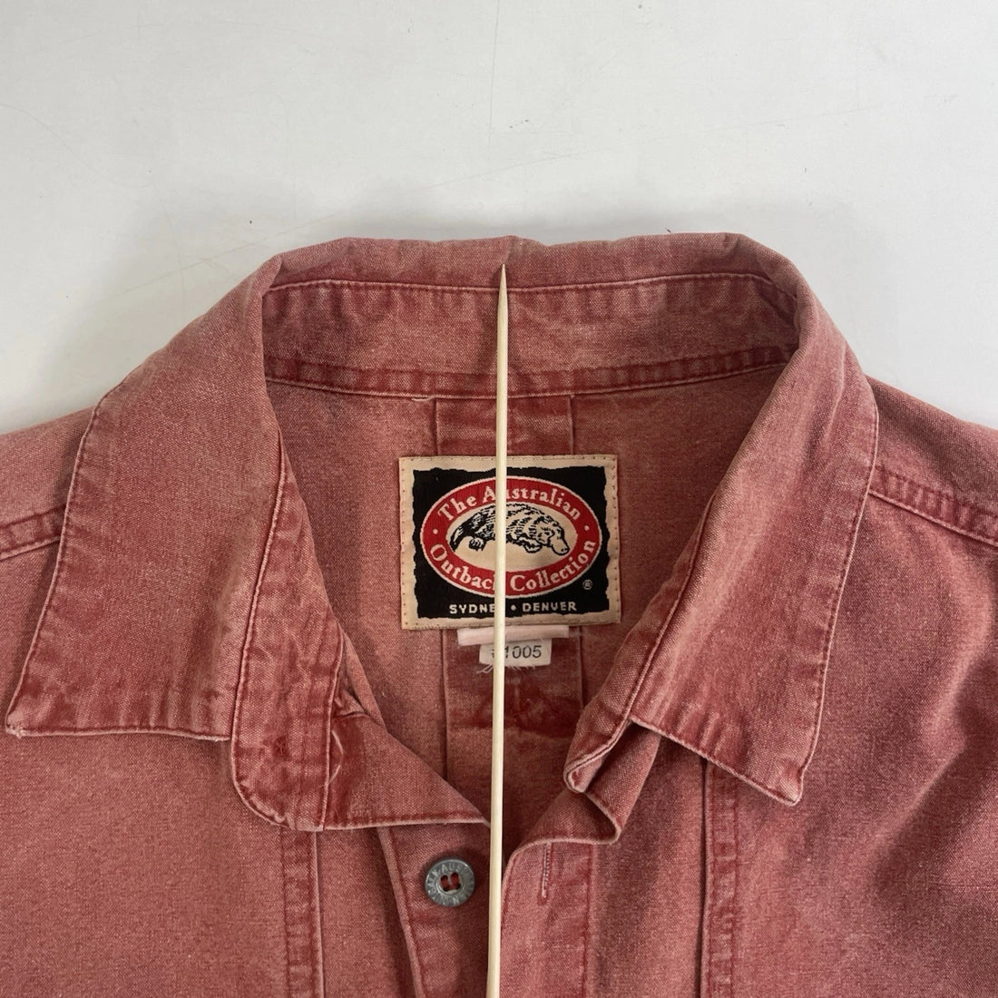 Vintage Australian Outback Collection Button Up Shirt Size Large