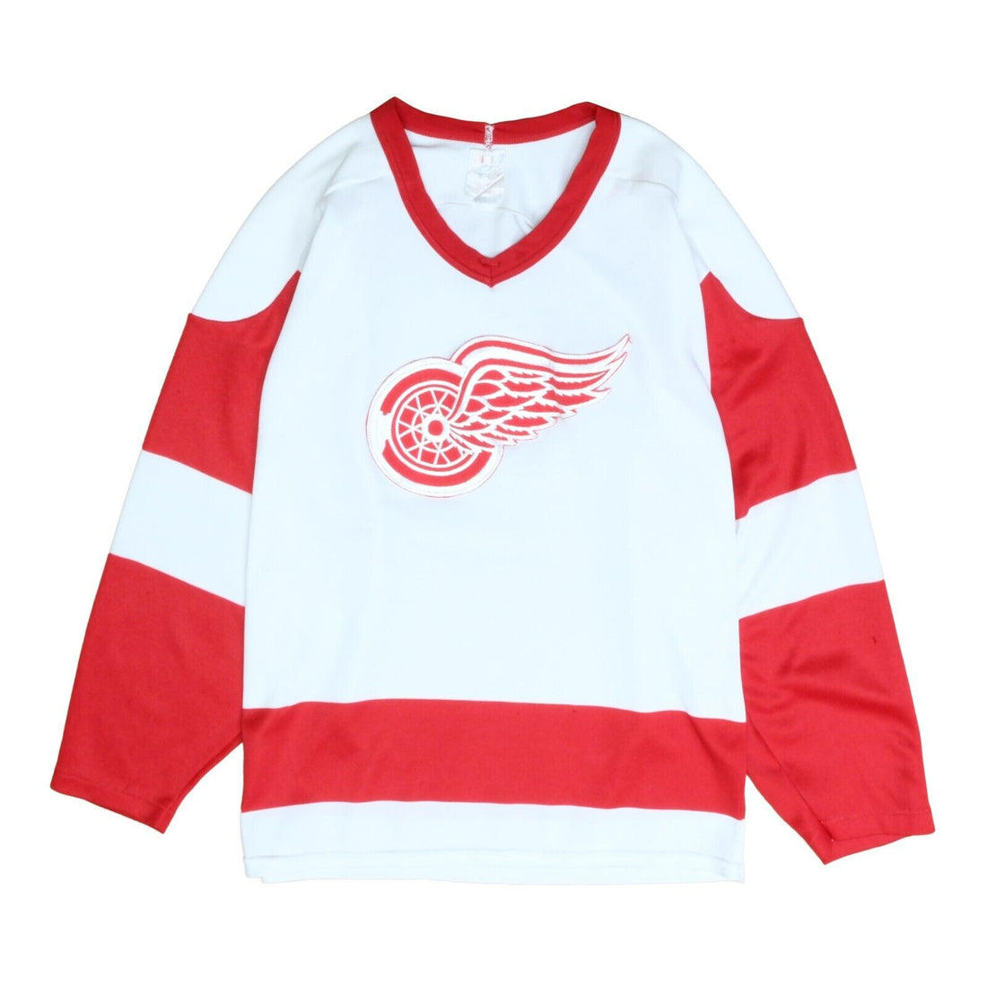 Vintage Detroit Red Wings Maska CCM Hockey Jersey Size Medium 90s NHL