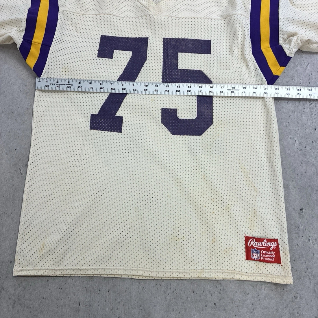 Vintage Minnesota Vikings Keith Millard Rawlings Jersey Size Large 80s NFL