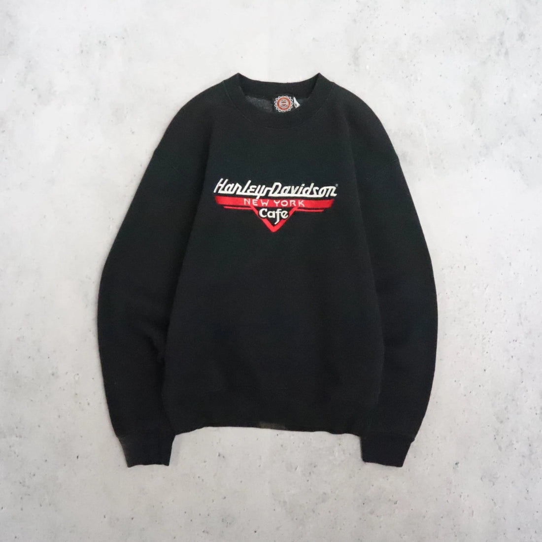 Vintage Harley Davidson Motorcycles New York Cafe Crewneck Sweatshirt Medium