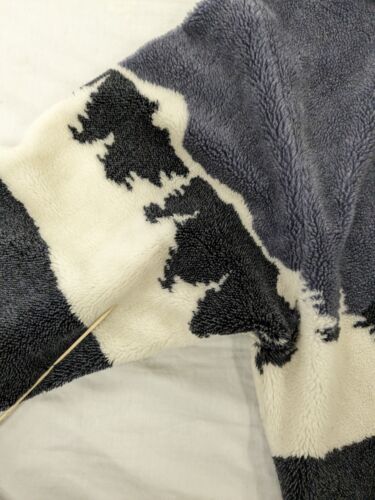 Vintage Ocean East Wolf Pack Fleece Jacket Size XL Nature Wildlife Winter