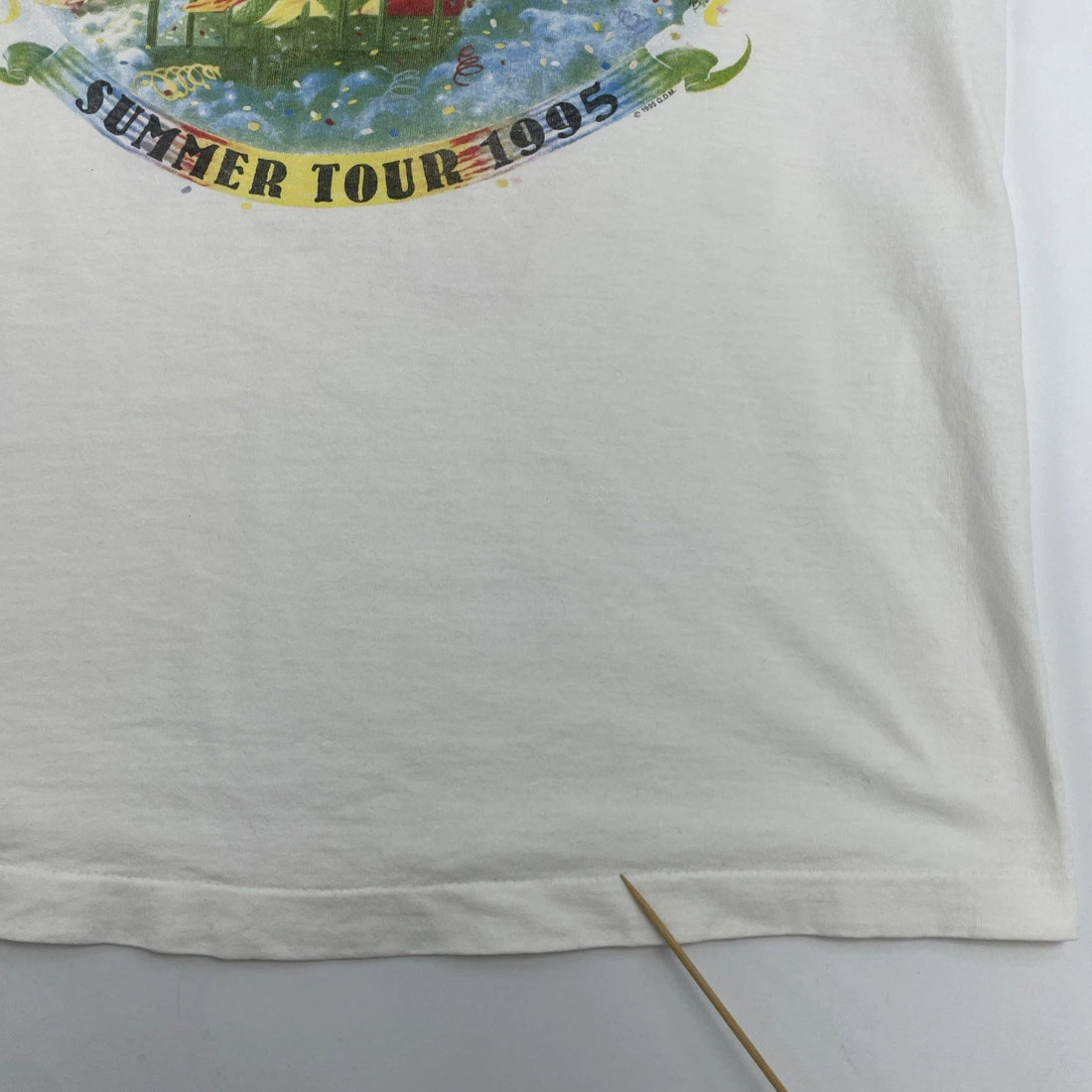 Vintage Grateful Dead Train Summer Tour T-Shirt Size XL 1995 90s
