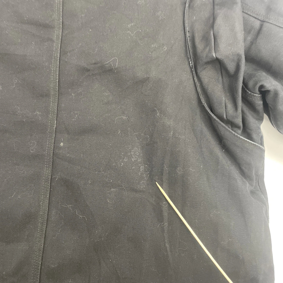 Dickies Canvas Work Jacket Size Large Black