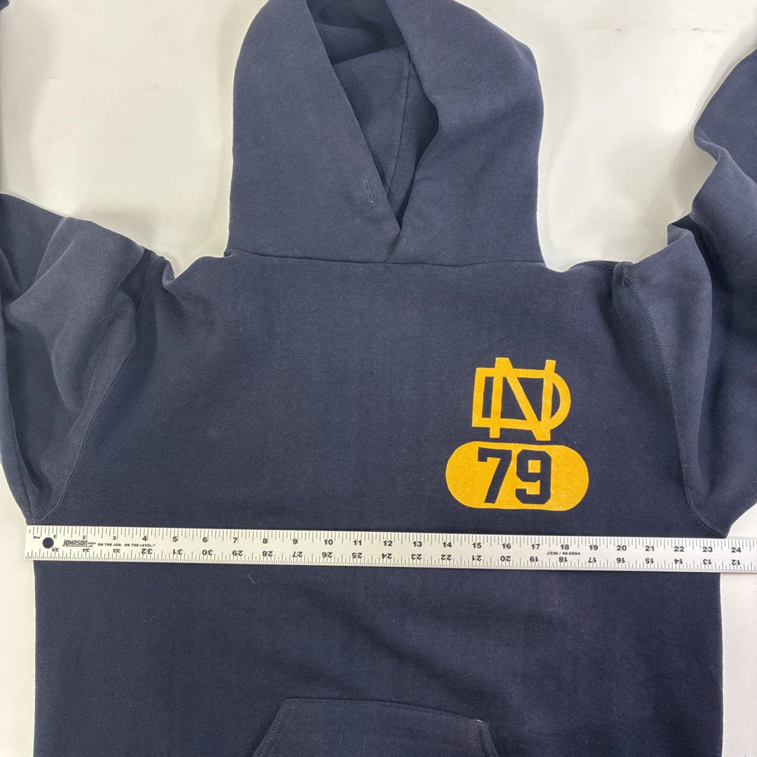 Vintage Notre Dame Fighting Irish Track Russell Sweatshirt Hoodie Large 70s