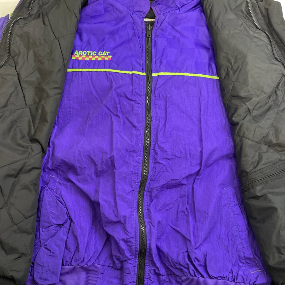 Vintage Arctic Cat Arctic Wear Snowmobile Racing Jacket Size XL