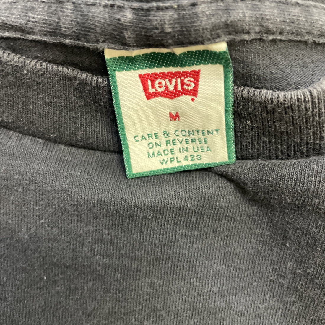 Vintage Levi's Authentic 501 Jeans T-Shirt Size Medium 1992 90s