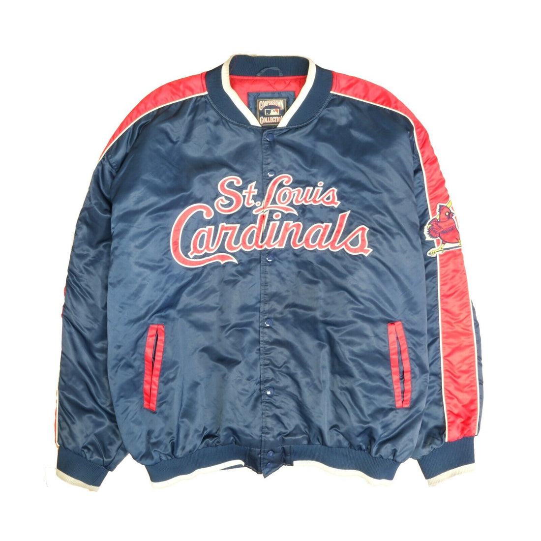St Louis Cardinals World Series 1982 Jacket Size 2XL Cooperstown MLB –  Throwback Vault