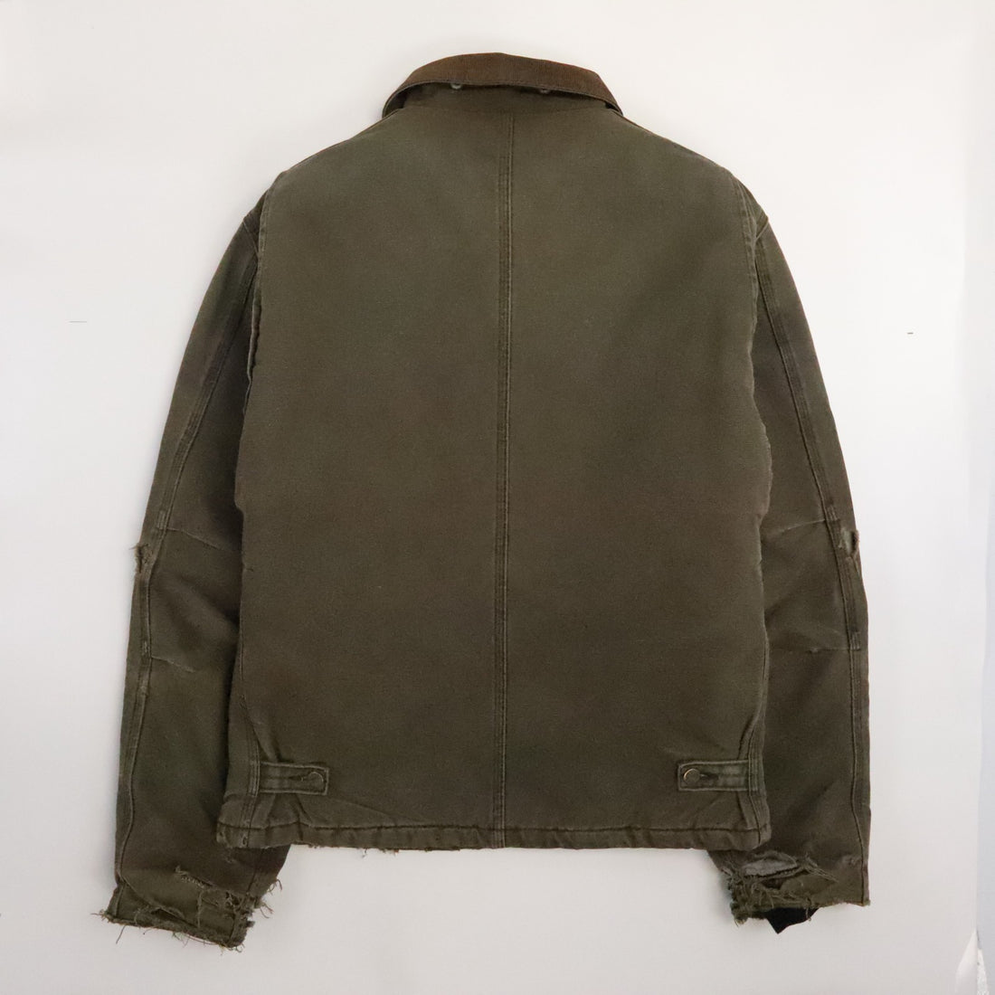 Vintage Carhartt Canvas Work Jacket Large Tall Brown J22