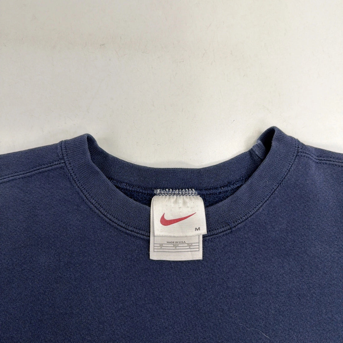 Vintage Nike Crewneck Sweatshirt Size Medium Blue Embroidered Swoosh