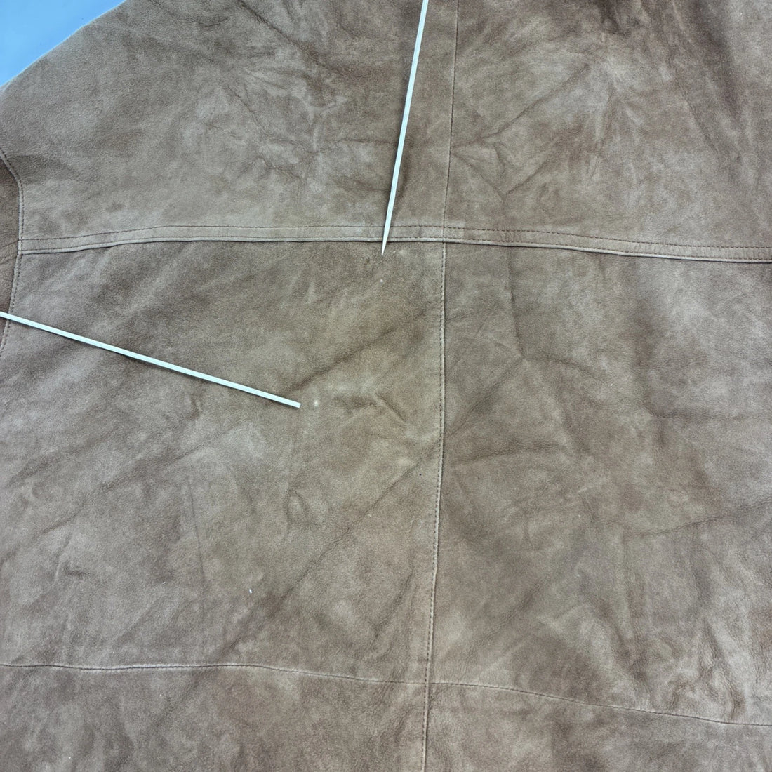 Vintage Solsona Lamb Suede Bomber Jacket Size 2XL Barcelona Spain