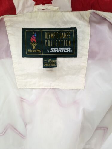 Vintage Atlanta Summer Olympics Starter Windbreaker Light Jacket XL 1996 90s