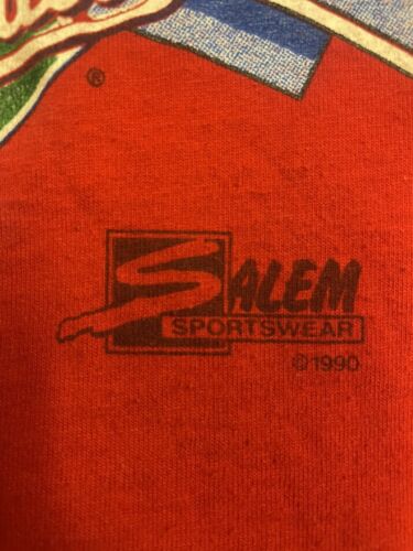 Vintage Cincinnati Reds World Series Champions T-Shirt Size Large 1990 90s MLB