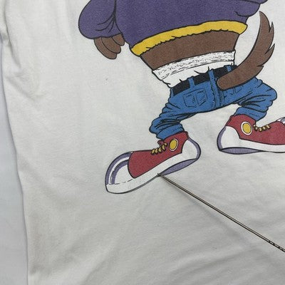 Vintage Taz Looney Tunes T-Shirt Size Large Double Sided 1993 90s