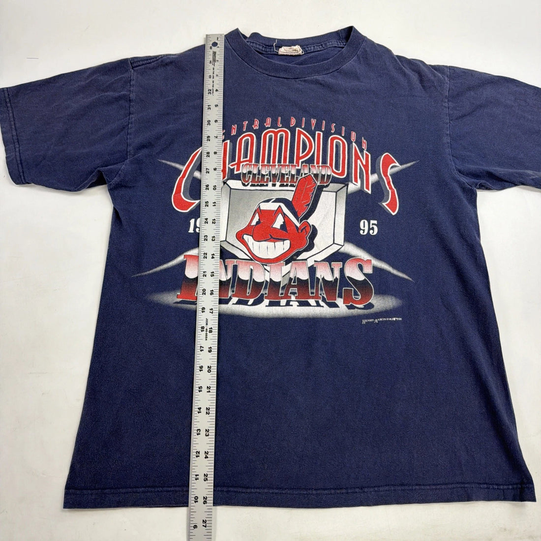Vintage Cleveland Indians Division Champs T-Shirt Size Large MLB