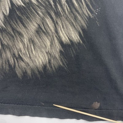 Vintage Wolf T-Shirt Size 2XL Jumbo All Over Print Nature