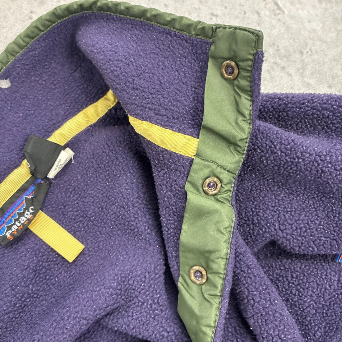Vintage Patagonia Synchilla Snap T Fleece Jacket Large 90s