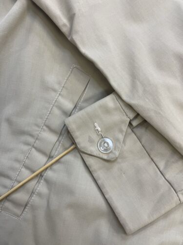 Vintage Sam Snead Harrington Bomber Jacket Size Large Beige