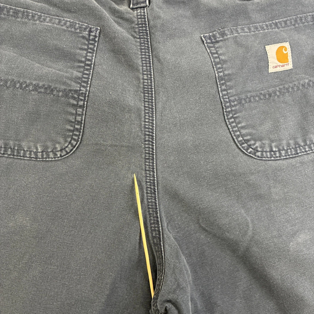 Carhartt Cargo Work Shorts Size 38 B147 NVY Blue