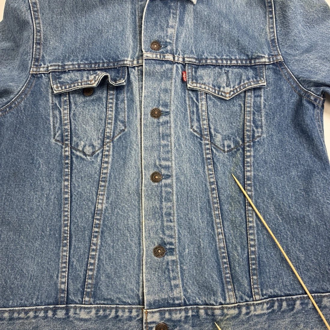Vintage Levi's Denim Trucker Jacket Size 42