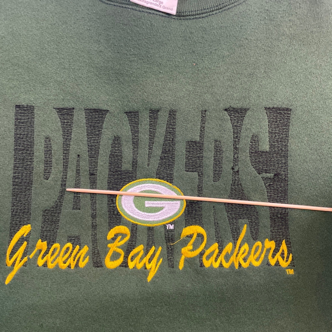 Vintage Green Bay Packers Sweatshirt Crewneck Size XL NFL