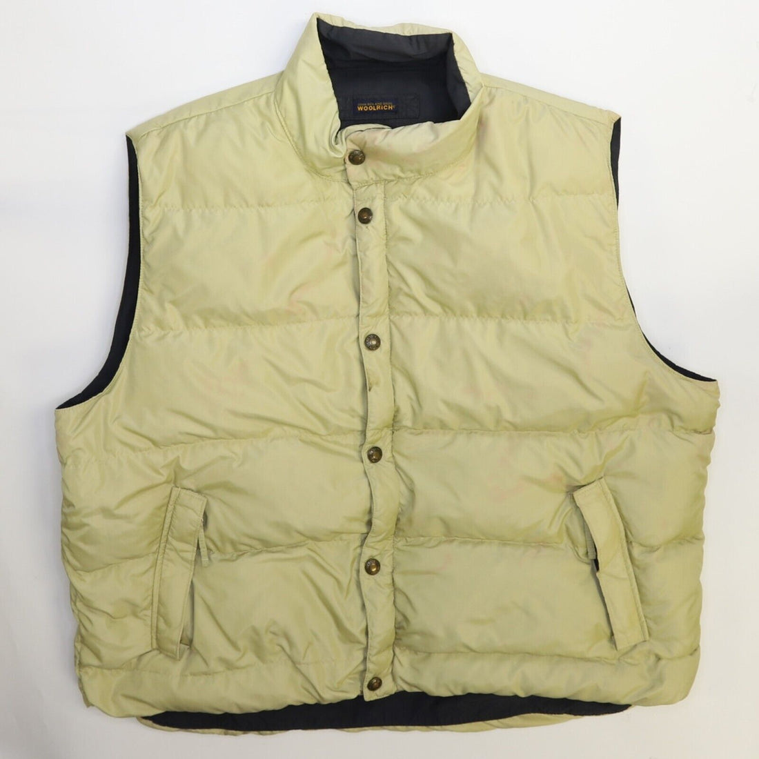 Vintage Woolrich Puffer Vest Jacket Size XL Down Insulated Reversible