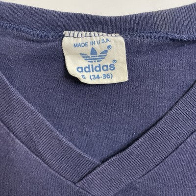 Vintage Adidas Trefoil Raglan T-Shirt Size Small Double Sided