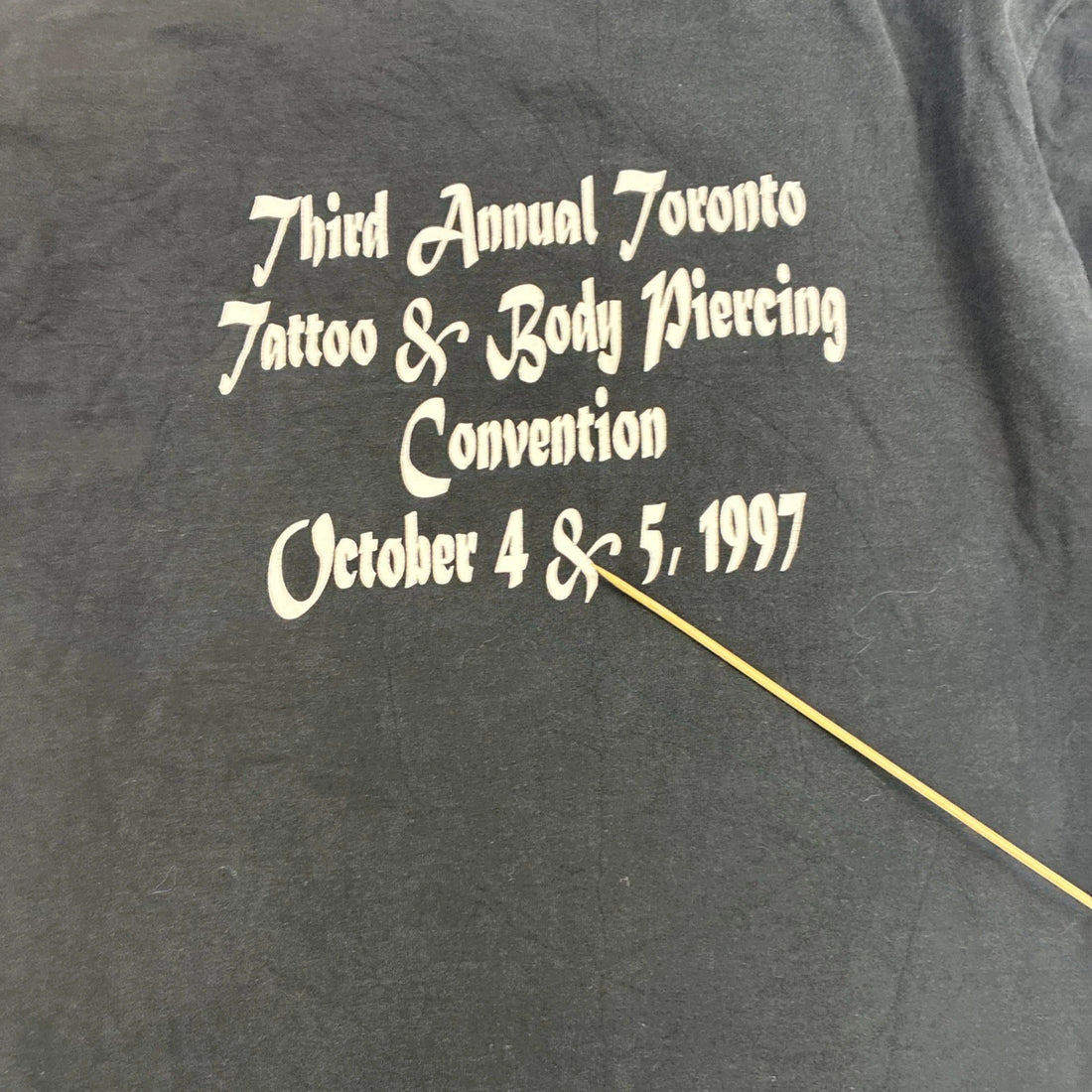 Vintage Toronto Body Piercing Convention Long Sleeve T-Shirt XL 1997