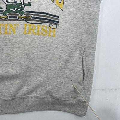 Vintage Notre Dame Fighting Irish Sweatshirt Hoodie Size XL 90s NCAA