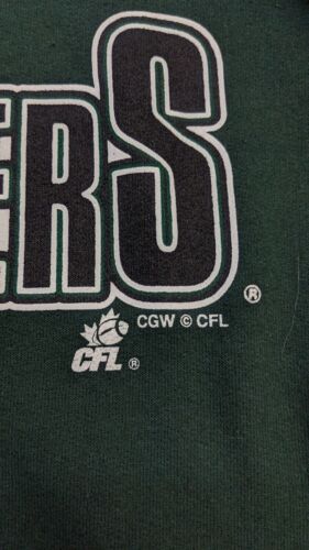 Vintage Saskatchewan Roughriders Crewneck Sweatshirt Size Small CFL