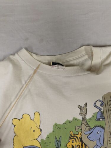 Vintage Winnie The Pooh And Friends T-Shirt Size Large White Disney 90s