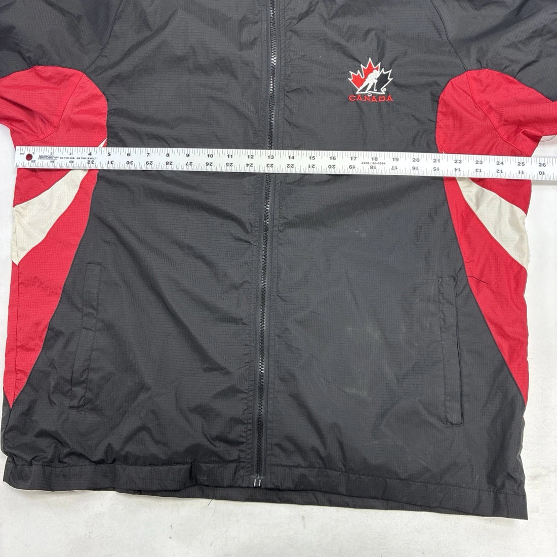 Team Canada Hockey Windbreaker Light Jacket Size Large IIHF
