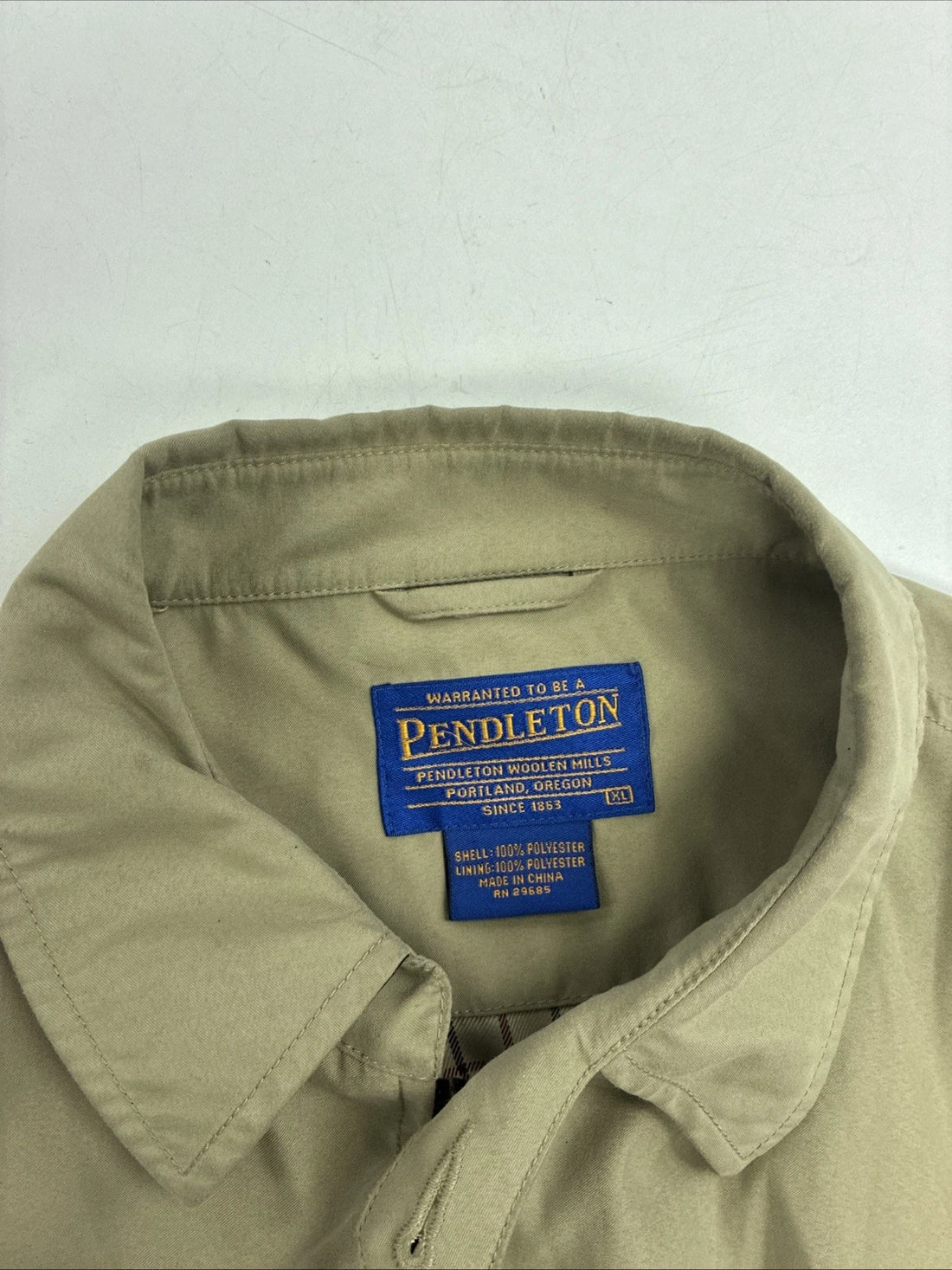 Pendleton Harrington Bomber Jacket Size XL