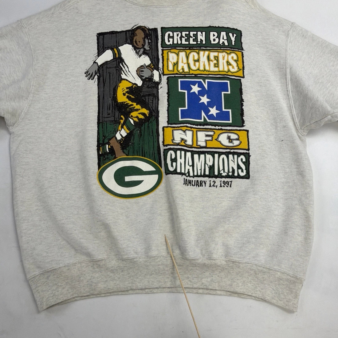 Vintage Green Bay Packers Starter Sweatshirt Crewneck Size XL 1997 90s NFL