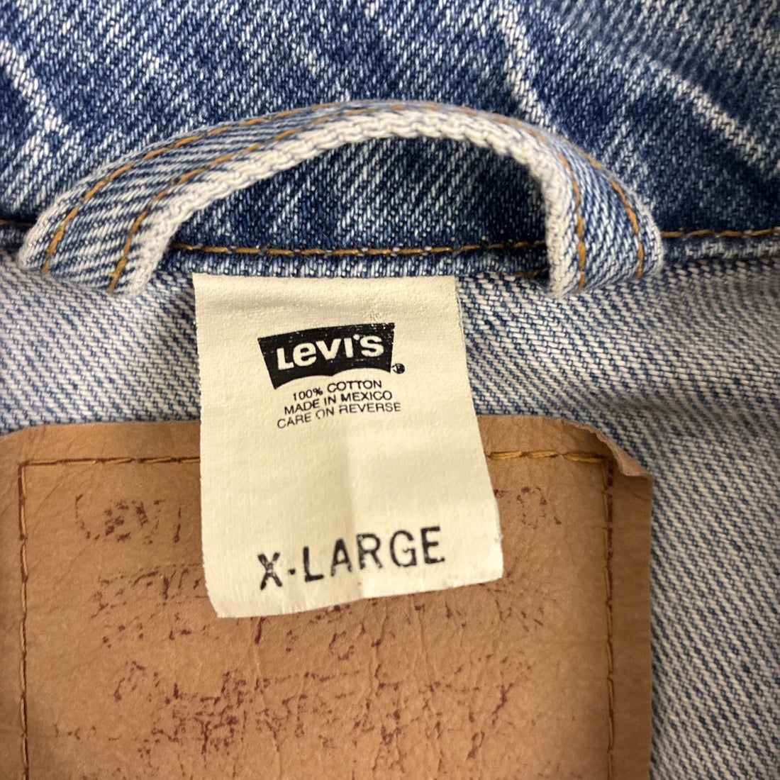Vintage Levi's Denim Trucker Jacket Size XL