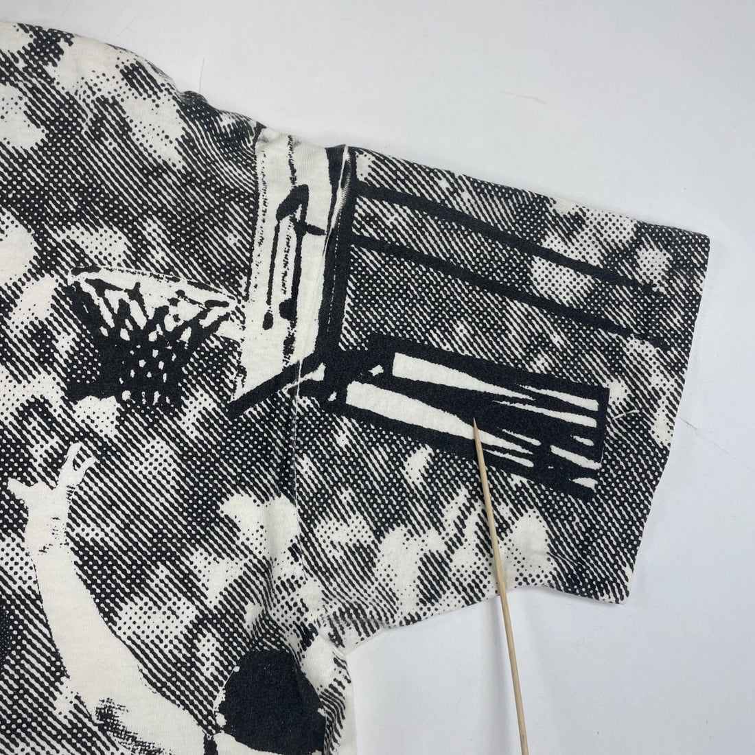 Vintage Mickey Mouse Basketball T-Shirt One Size All Over Print 90s