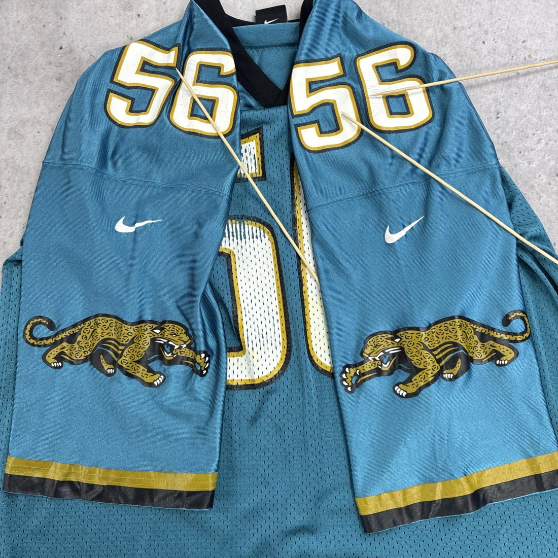 Vintage Jacksonville Jaguars Hardy Nickerson Nike Jersey Size Large NFL
