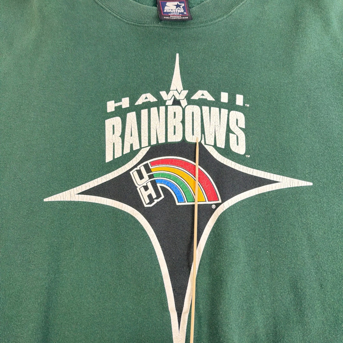 Vintage Hawaii Rainbows Starter Crewneck Sweatshirt Size Large NCAA