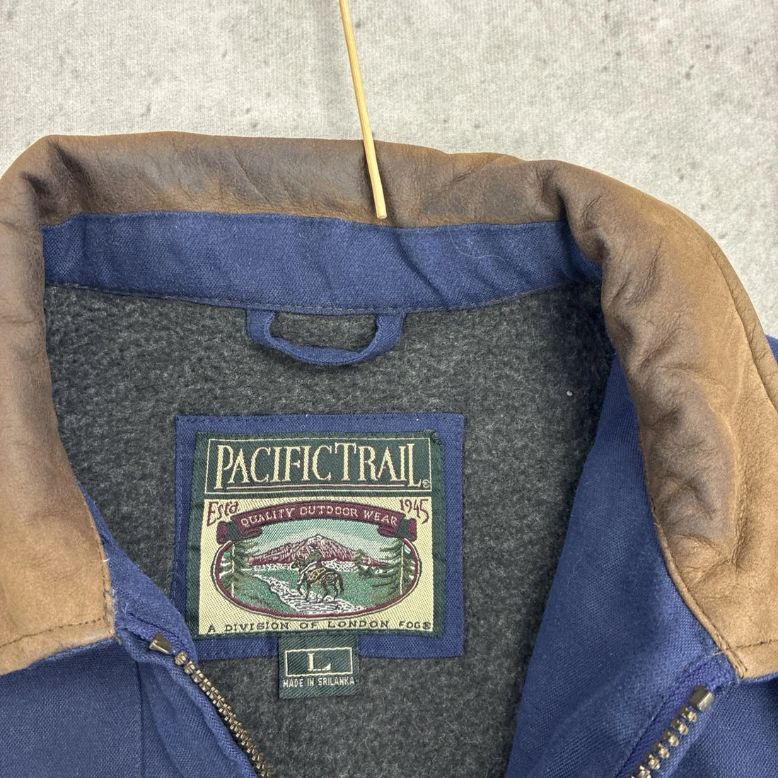 Vintage Pacific Trail Bomber Jacket Size Large
