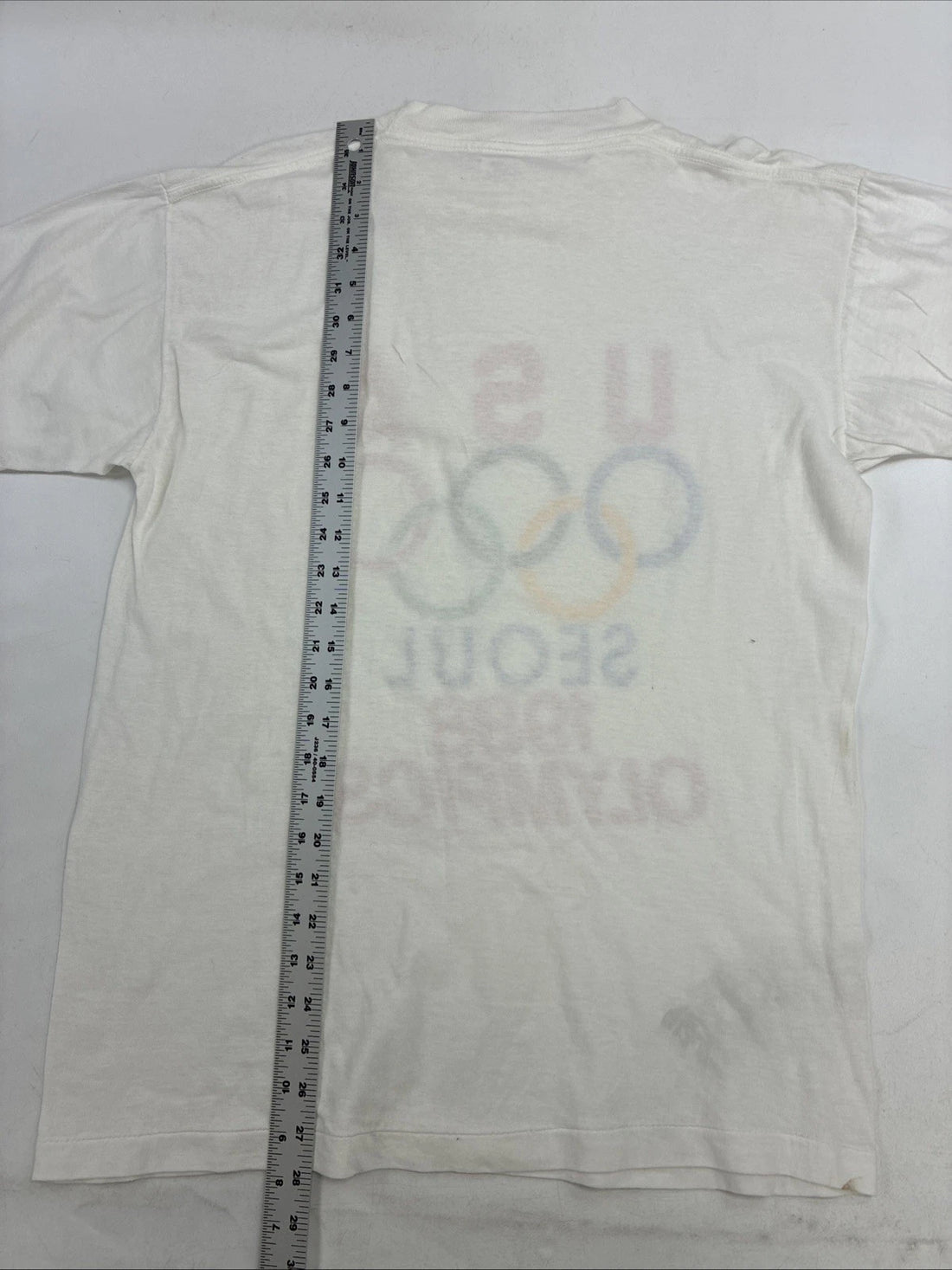 Vintage USA Seoul Olympics T-Shirt Size XL 1988 80s