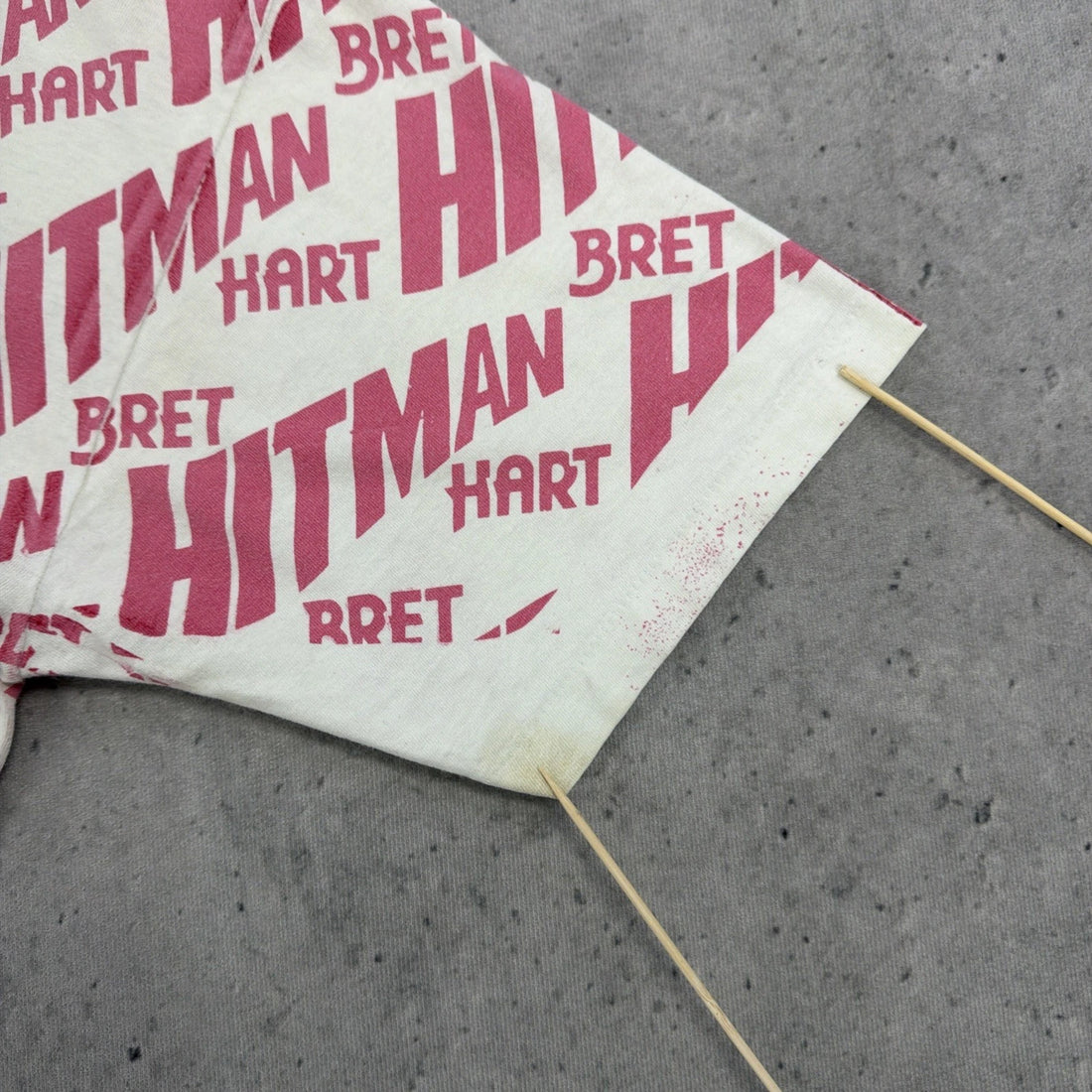 Vintage Bret Hitman Hart Wrestling T-Shirt Size XL WWE WWF