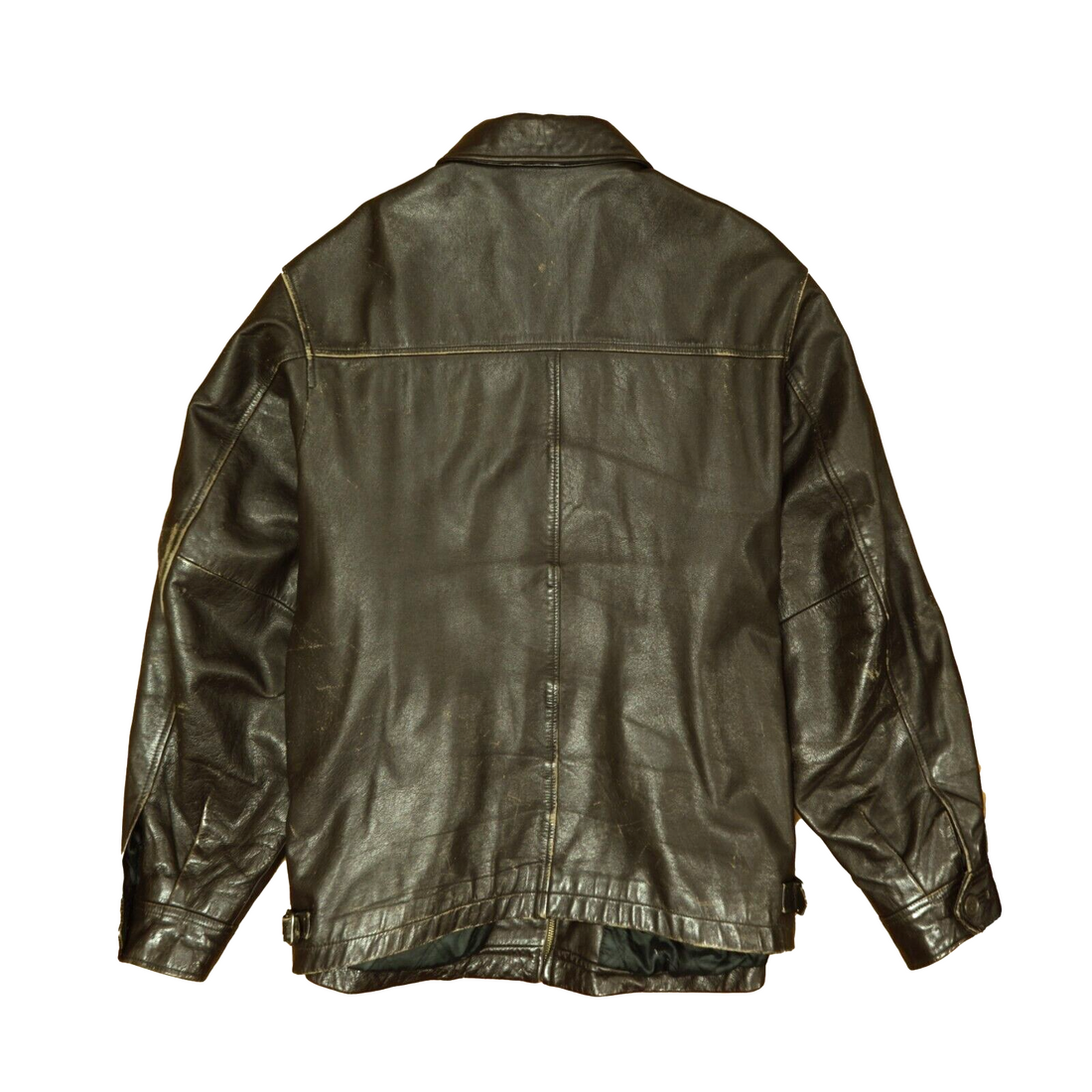 Vintage Gap Leather Coat Jacket Size XL Brown