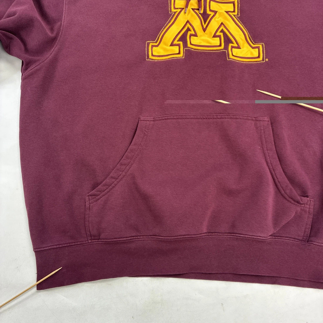 Vintage Minnesota Golden Gophers Nike Sweatshirt Hoodie XL Middle Swoosh NCAA