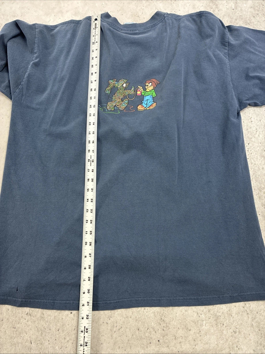 Vintage Breakdown Graffiti Skate T-Shirt Size 2XL Y2K