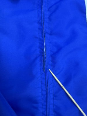 Vintage Spur Nylon Racing Light Jacket Size XL Blue